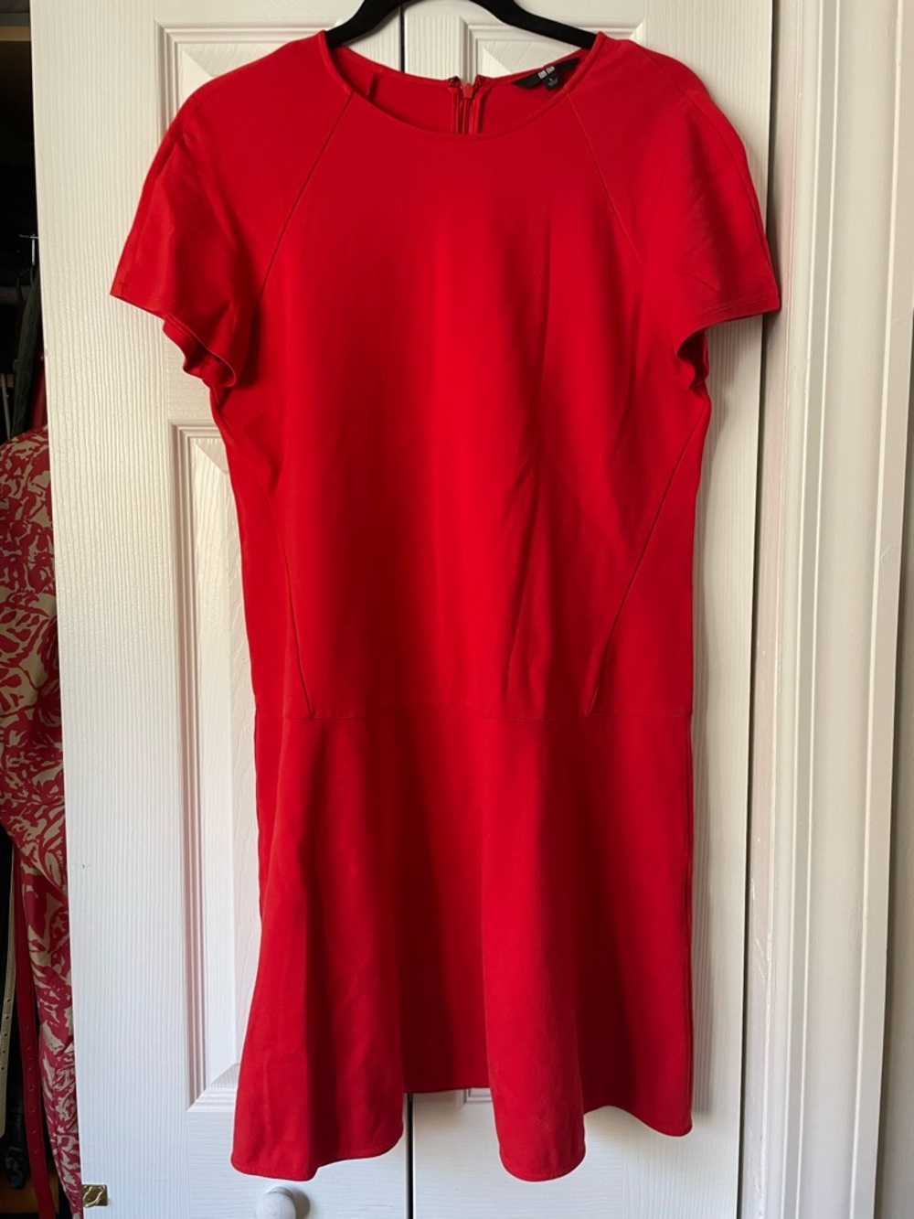 UNIQLO Flirty A-Line mini Dress  bright red